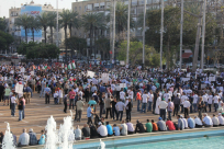 بالفيديو: الآلاف يهتفون ضد سياسة هدم المنازل وسط "تل ابيب"